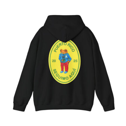 BAD BUNNY MERCH DTMF Black Concho Hoodie