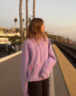 Dandy Gift Giving Oversized Lux Hoodie in Lavender