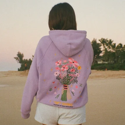 Dandy Gift Giving Oversized Lux Hoodie in Lavender
