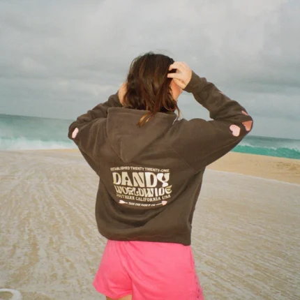 Dandy Heart on My Sleeve Oversized Lux logo Hoodie