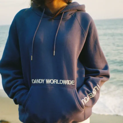 Oversized Lux Hoodie in Blue
