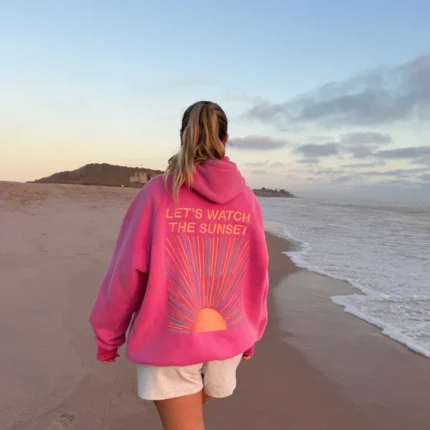 Oversized Lux Hoodie in Vintage Washed Pink