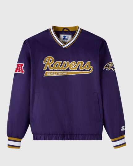 NFL Baltimore Ravens Starter® Trainer Pullover Jacket