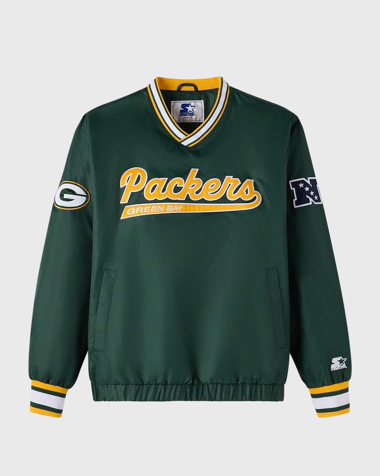 NFL Green Bay Packers Starter® Trainer Pullover Jacket (1) NFL Green Bay Packers Starter® Trainer Pullover Jacket