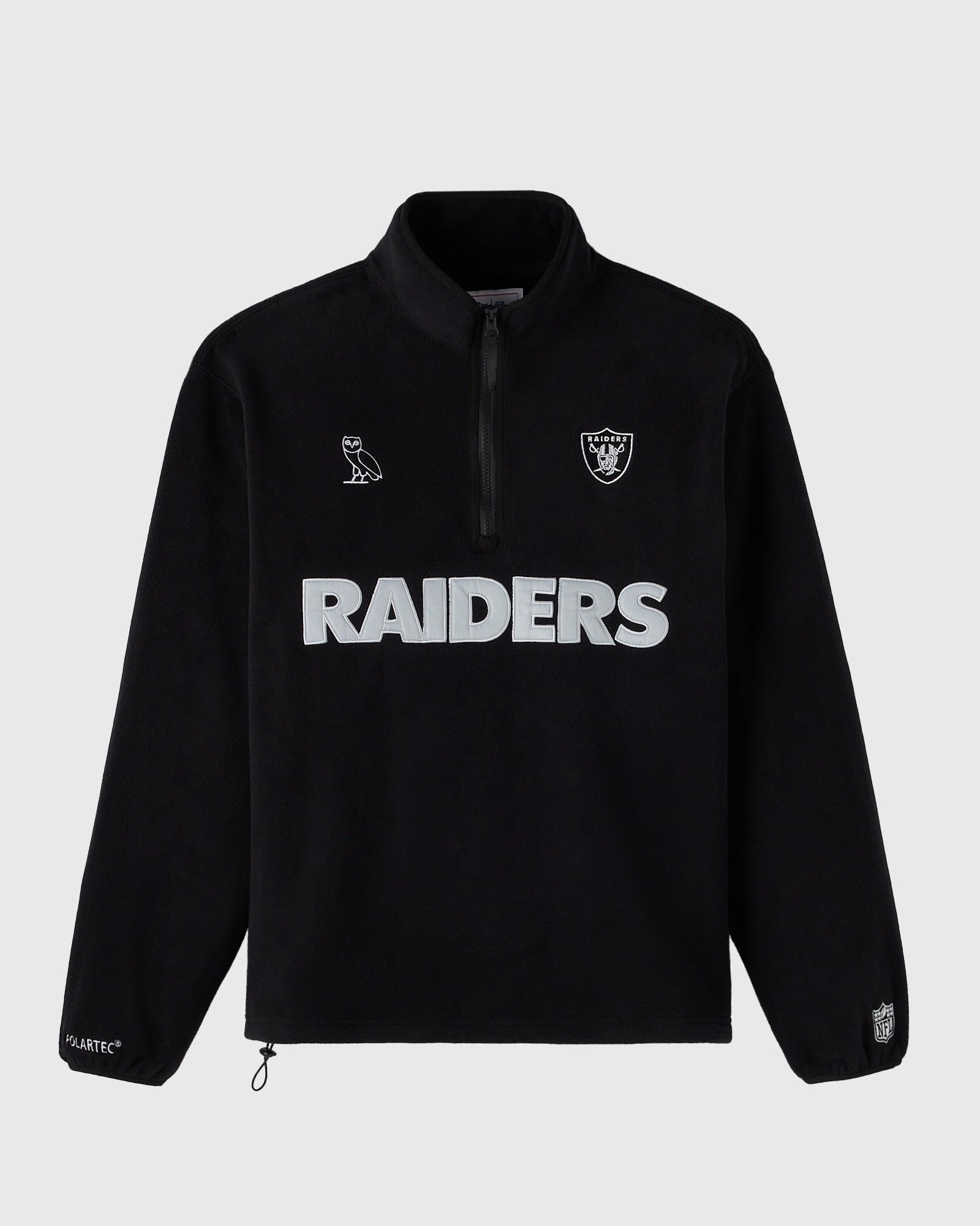 NFL Las Vegas Raiders Polartec® Mock Neck Quarter-Zip Fleece NFL Las Vegas Raiders Polartec® Mock Neck Quarter-Zip Fleece