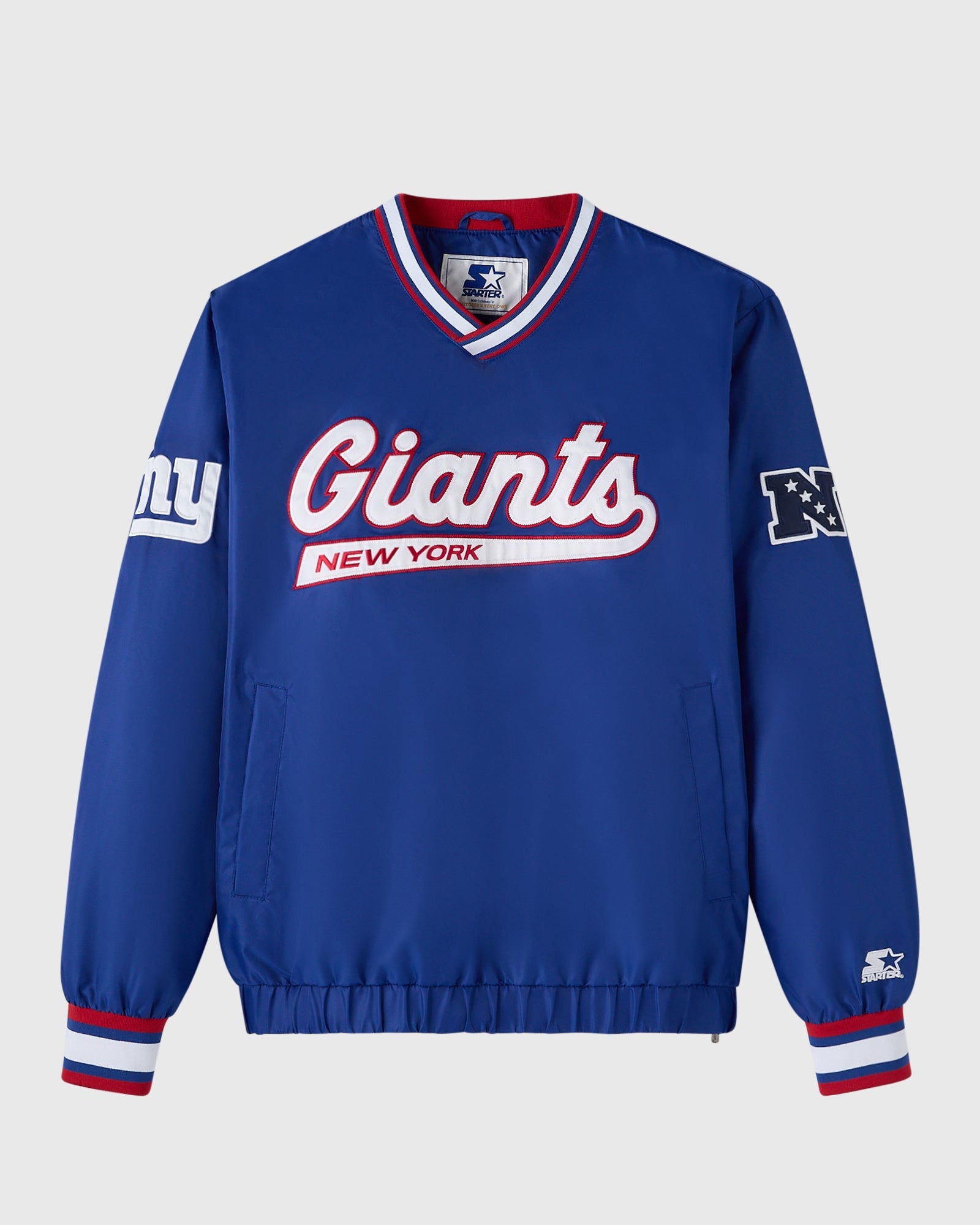 NFL New York Giants Starter® Trainer Pullover Jacket (1) NFL New York Giants Starter® Trainer Pullover Jacket