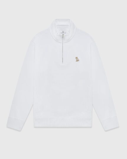 Ovo Classic Quarter Zip Mockneck Sweatshirt