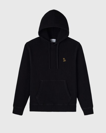 Ovo Jersey Lined Waffle Hoodie