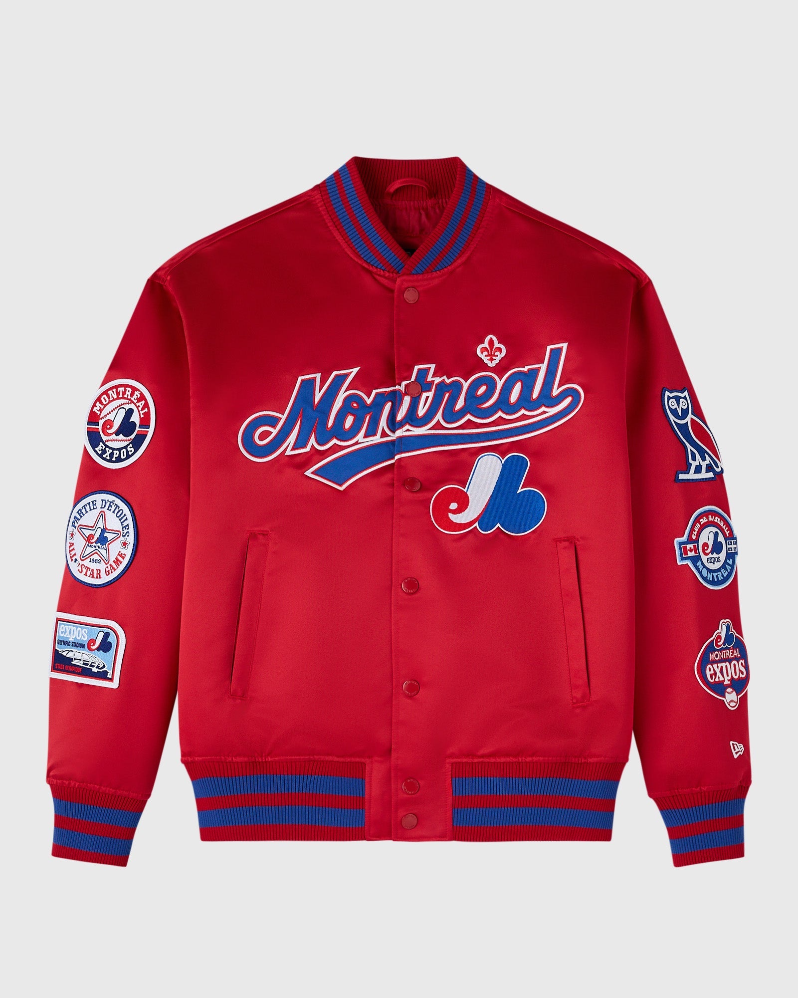 Ovo MLB New Era Montréal Expos Varsity Jacket (1) Ovo MLB New Era Montréal Expos Varsity Jacket