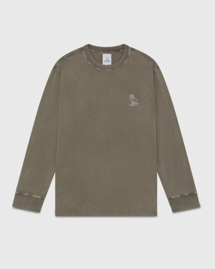 Ovo Muskoka Garment-Dyed Long-Sleeve Shirt
