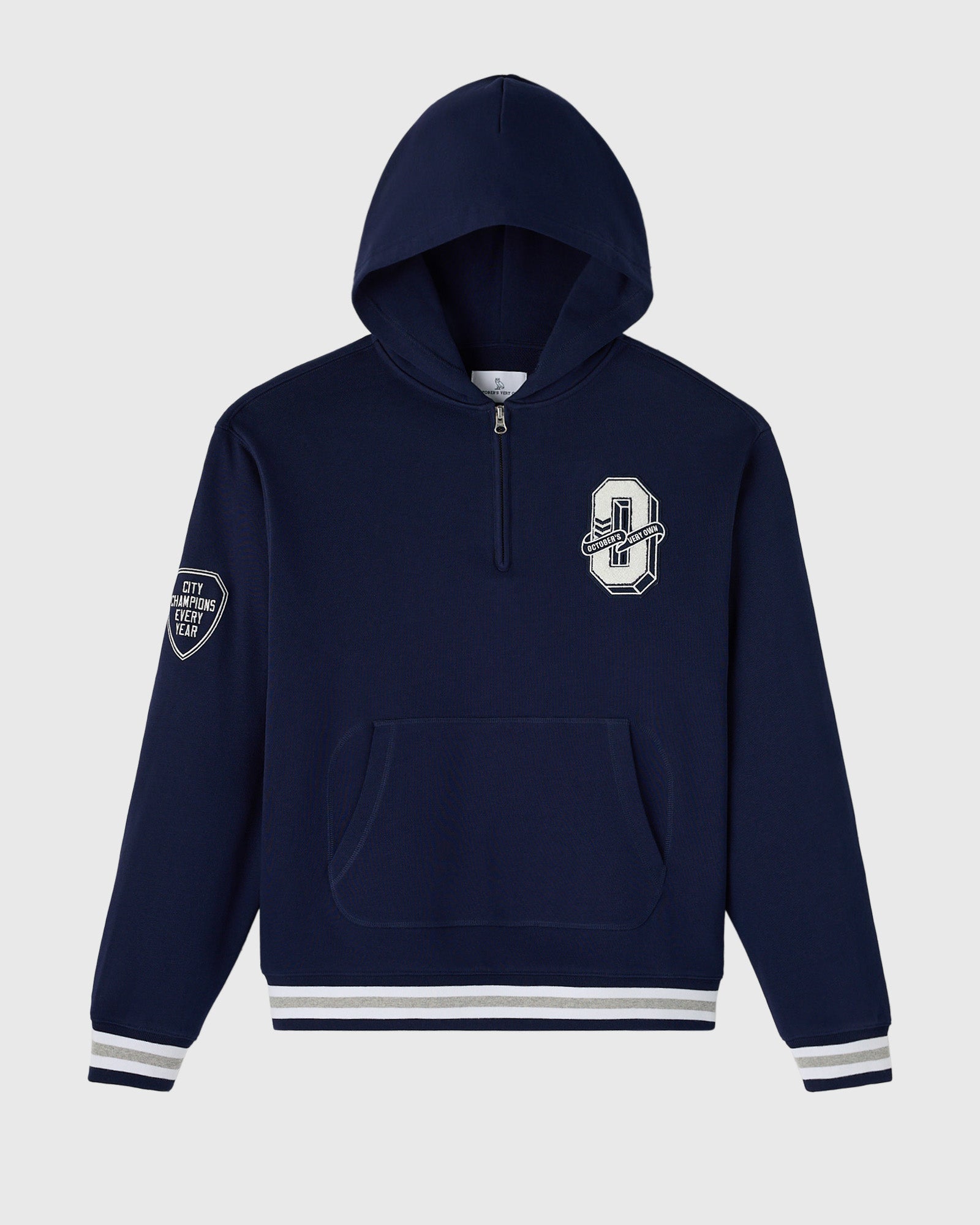 Ovo Varsity O Quarter-Zip Hoodie (1) Ovo Varsity O Quarter-Zip Hoodie