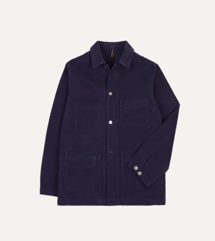 Drake Heavy Twill Cotton Five-Pocket Chore Jacket
