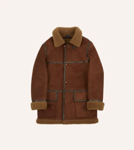 Drake Shearling Car Coat