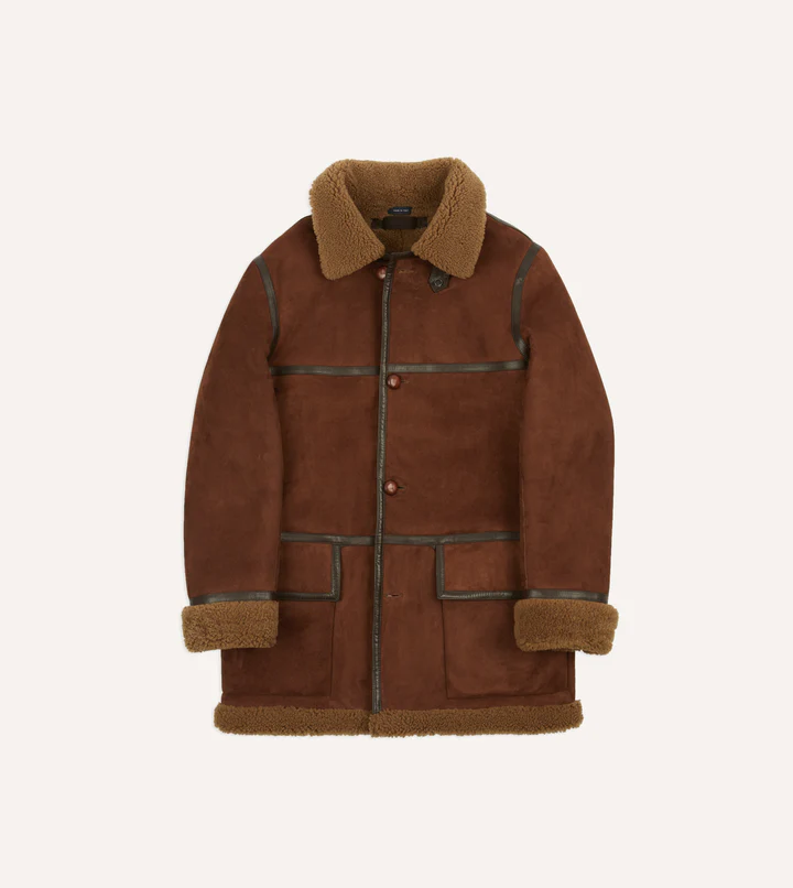 Darke Jacket Shearling Car Coat Darke Jacket Shearling Car Coat