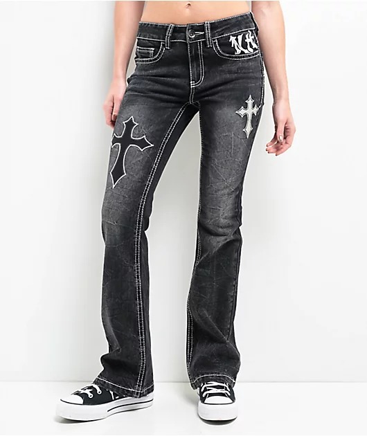 Alyssia-Cross-Black-Ninth-Hall-Mid-Rise-Flare-Women-Jeans.jpg